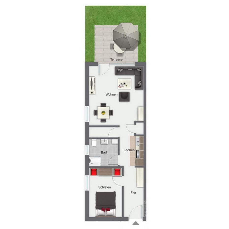 Feriendorf Papillon Wohnung 10-1 博尔滕哈根 外观 照片
